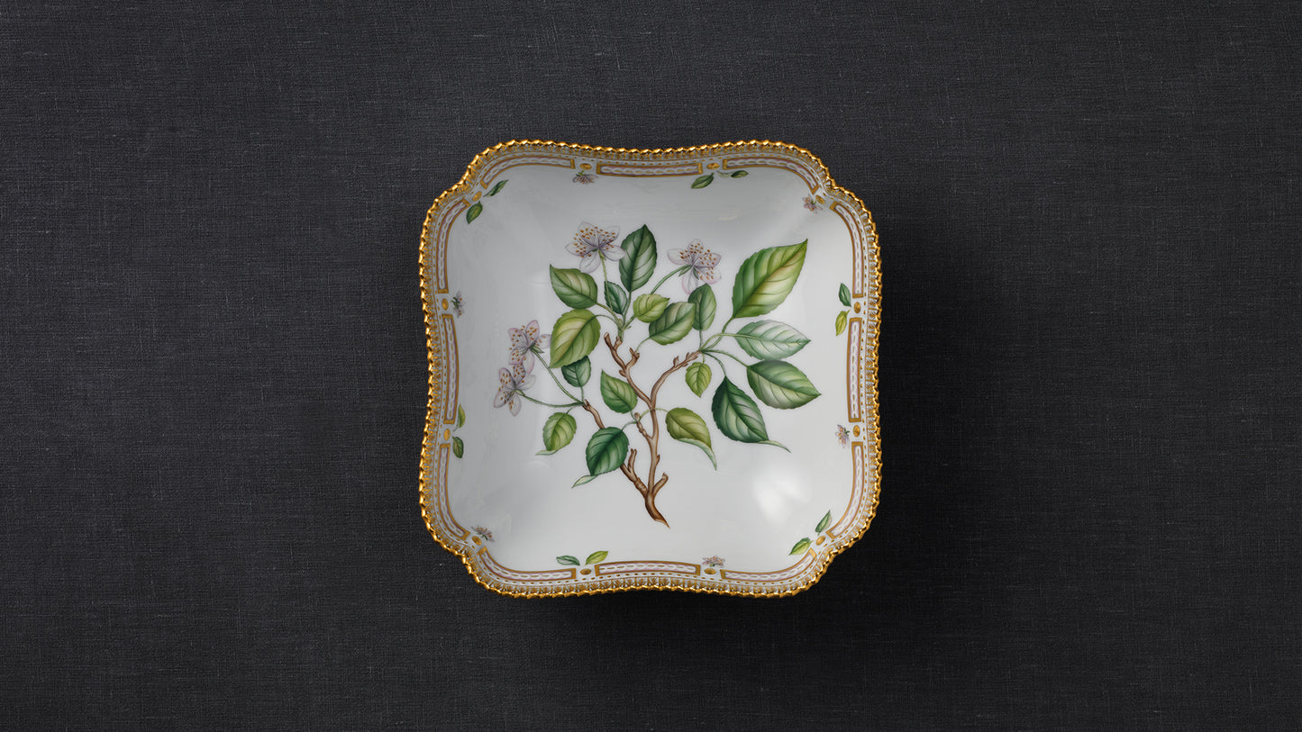 Flora Danica Square Bowl by Royal Copenhagen