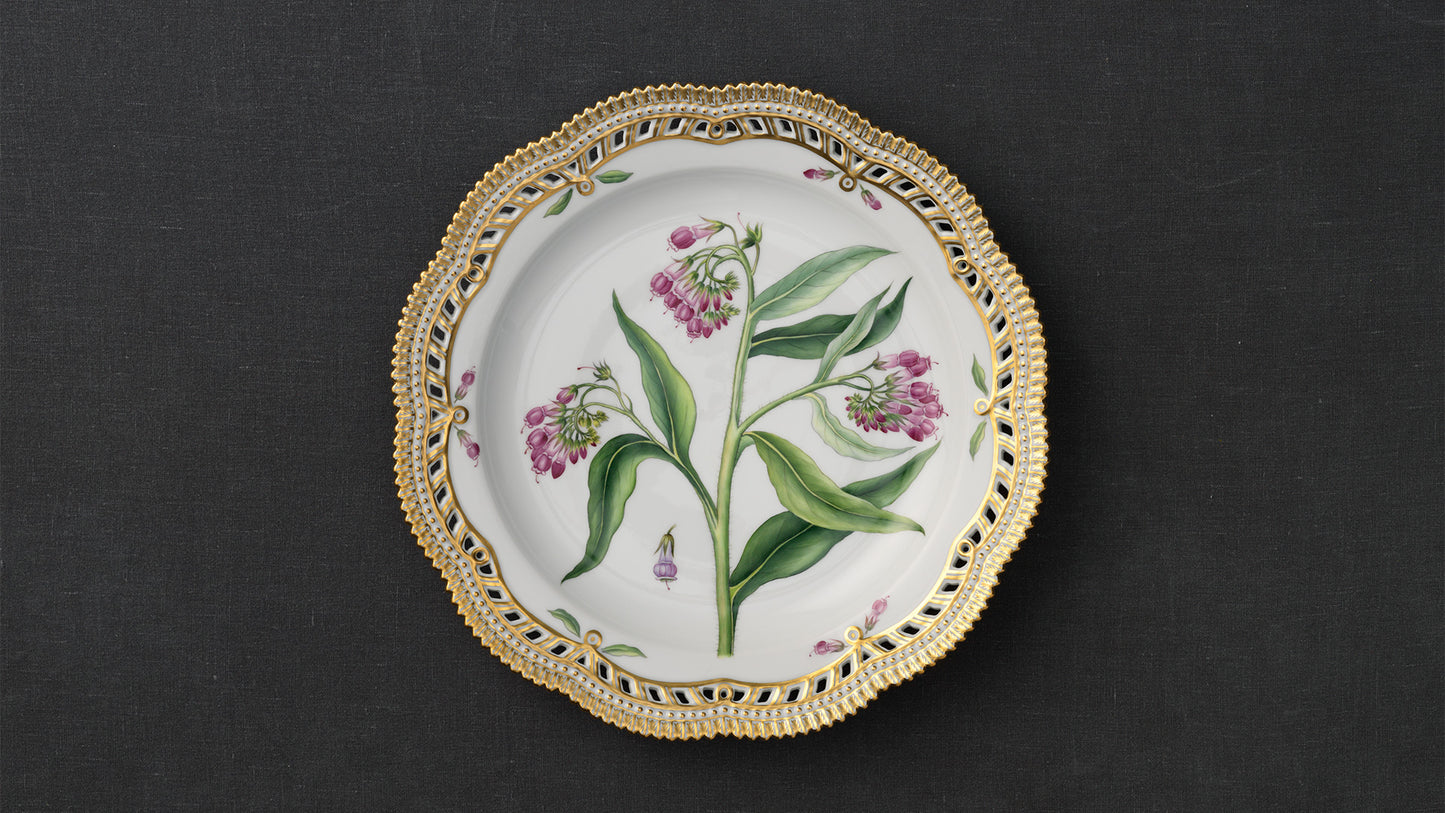 Flora Danica Dish with Openwork Border by Royal Copenhagen