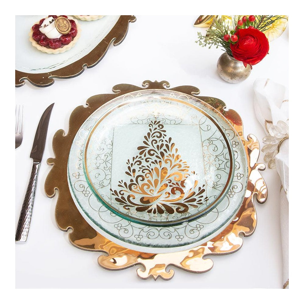 2022 Christmas Tree Plate by Annieglass 1