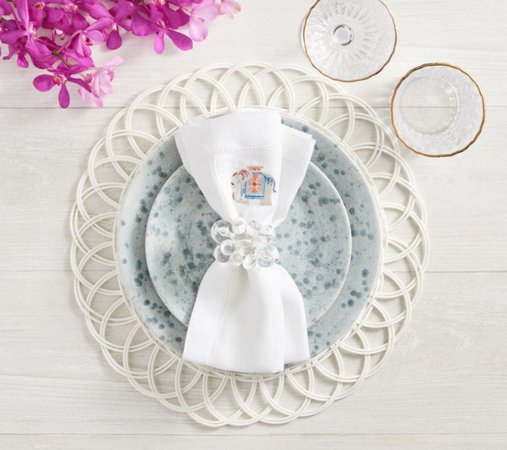 Alfresco Placemat White by Kim Seybert