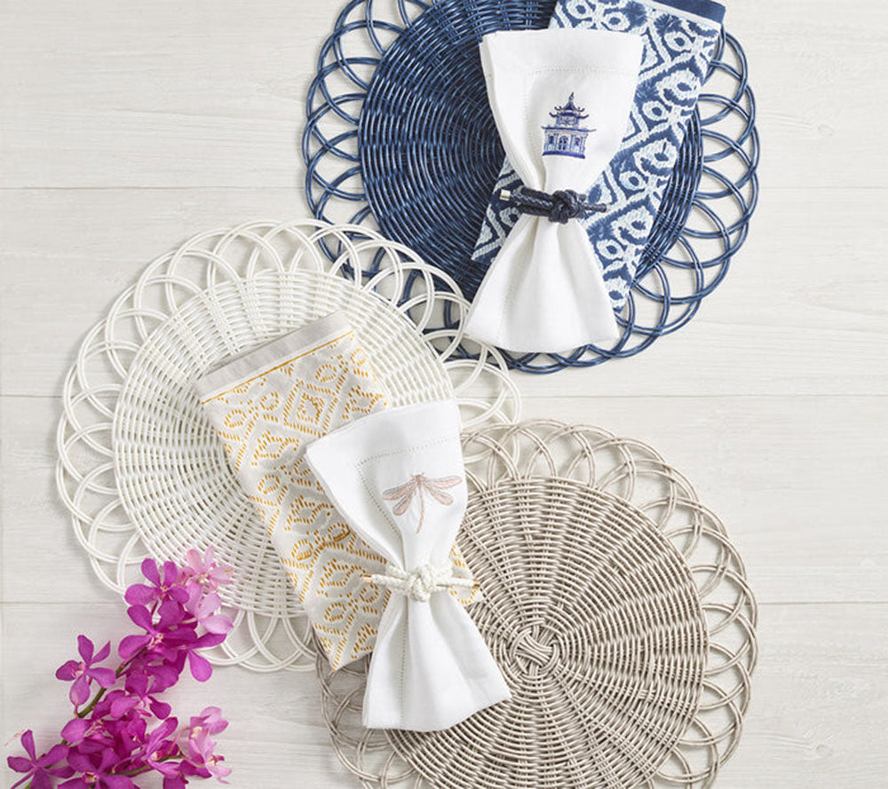 Alfresco Placemat White by Kim Seybert