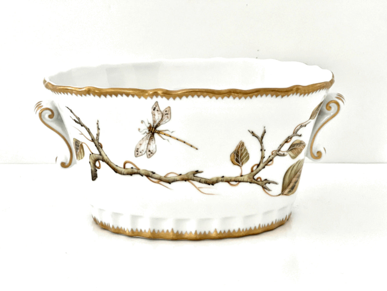 457 - Oval Cachepot by Anna Weatherley 1