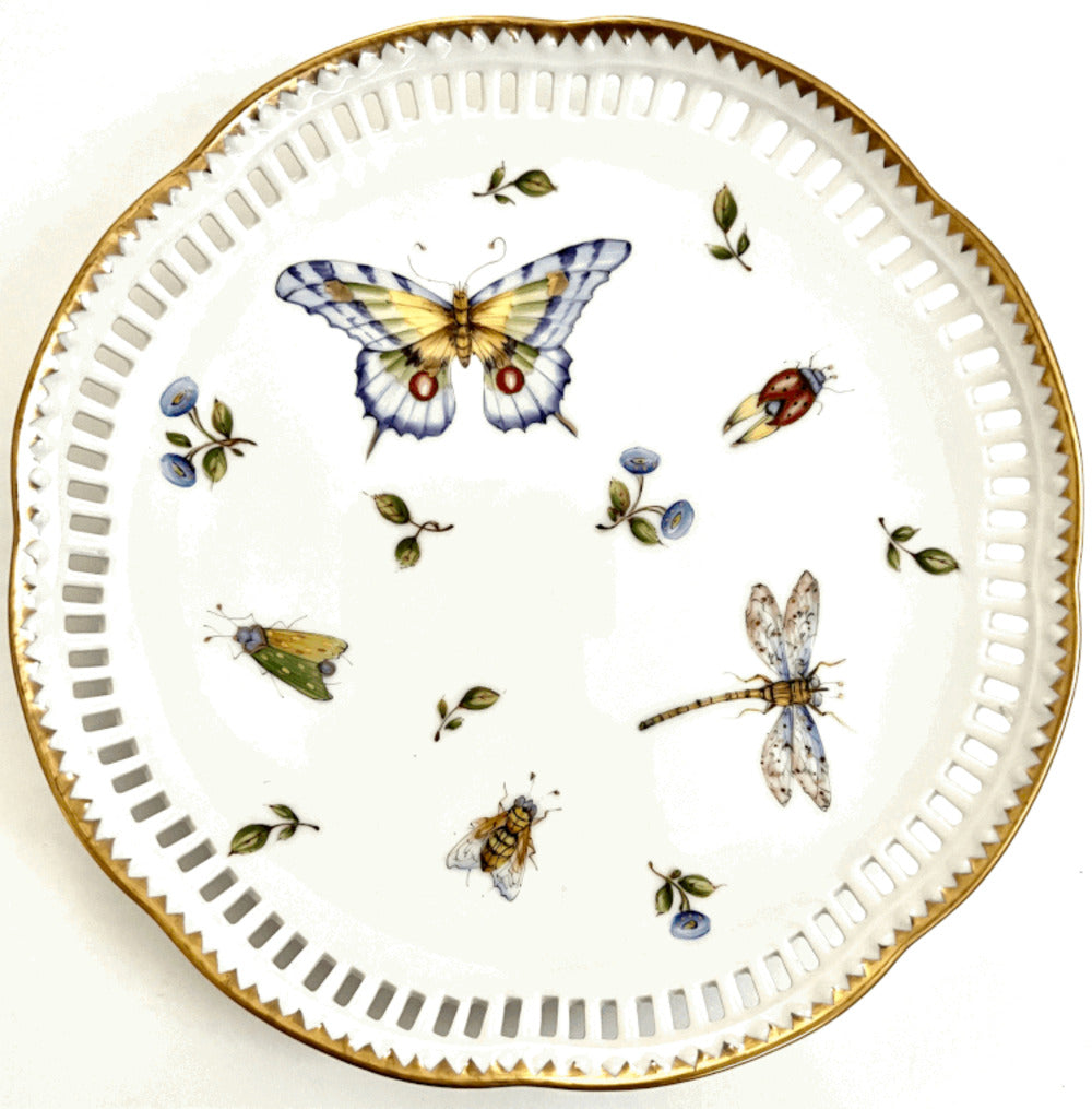 629 - Spring In Budapest Pierced Plate by Anna Weatherley