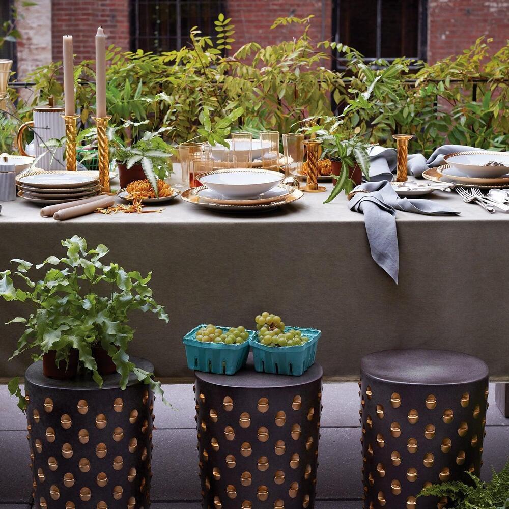 Corde Oval Platter - Large by L'Objet Additional Image - 19