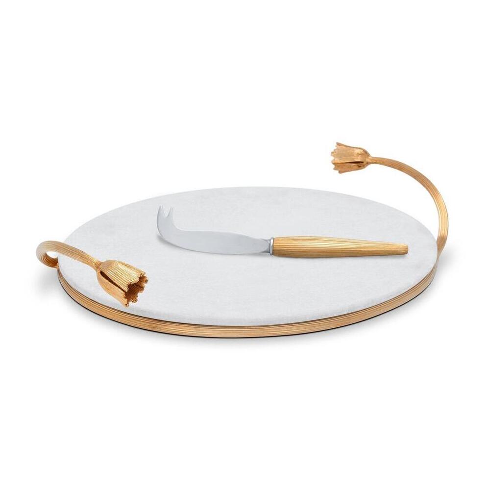 Deco Leaves Cheese Serving Set by L'Objet