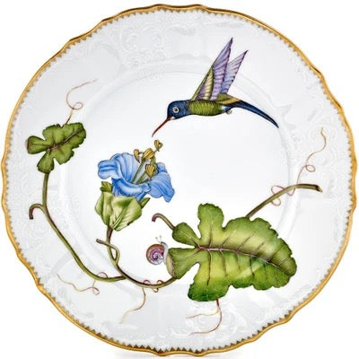 Hummingbird Dinner Plate by Anna Weatherley