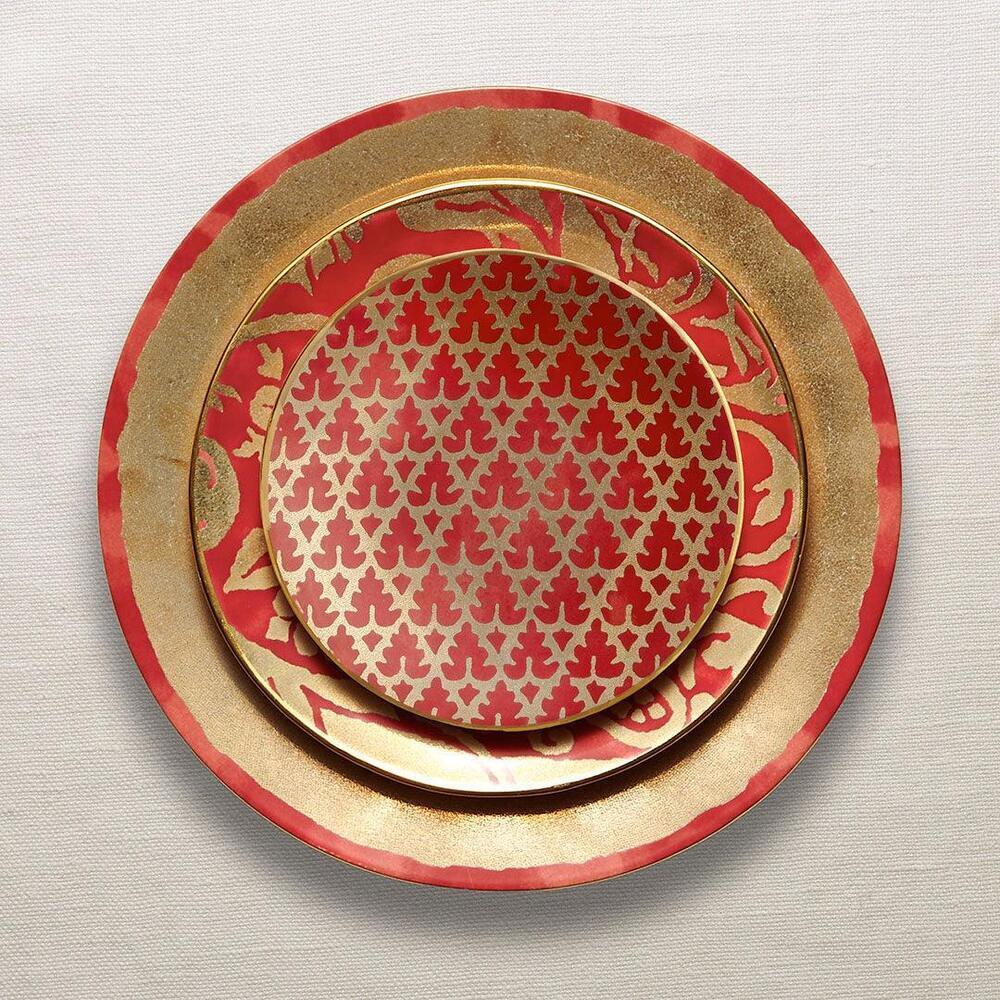 Fortuny Assorted Dessert Plates - Set of 4 by L'Objet Additional Image - 4