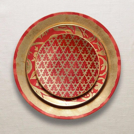 Fortuny Uccelli Dessert Plates - Set of 4 by L'Objet Additional Image - 1