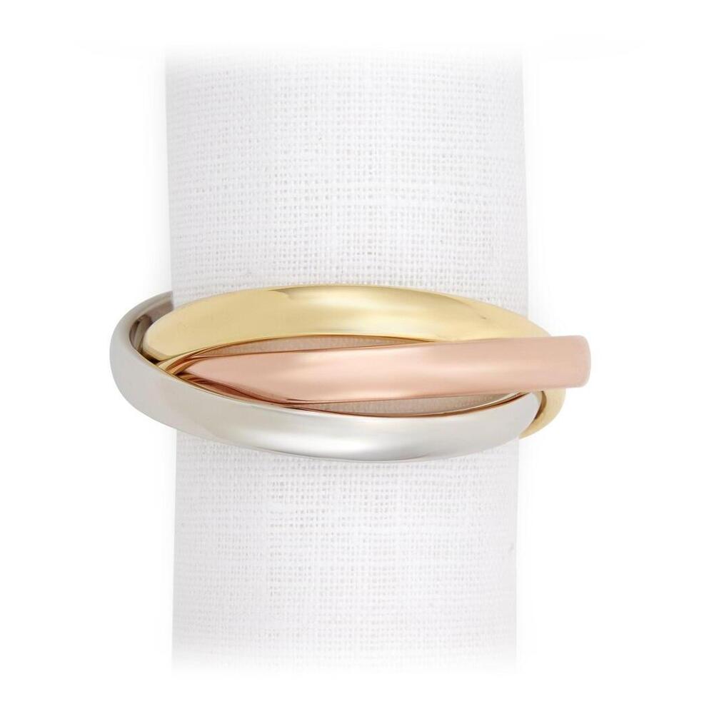 Three Ring Napkin Jewels - Set of 4 by L'Objet Additional Image - 3