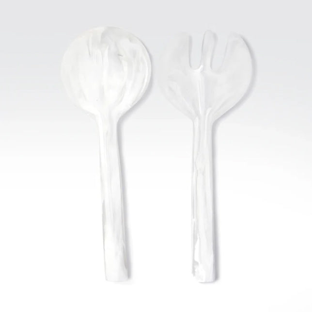 New Servers XL 2pc - White Swirl by Nashi Home