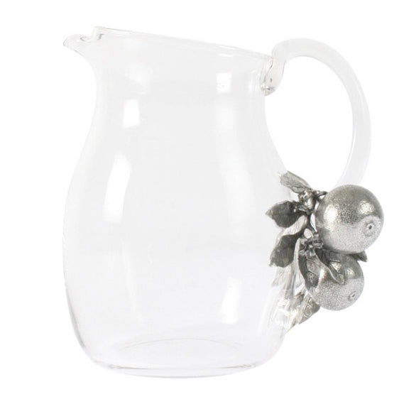 Orange Blossoms Glass Pitcher by Vagabond House
