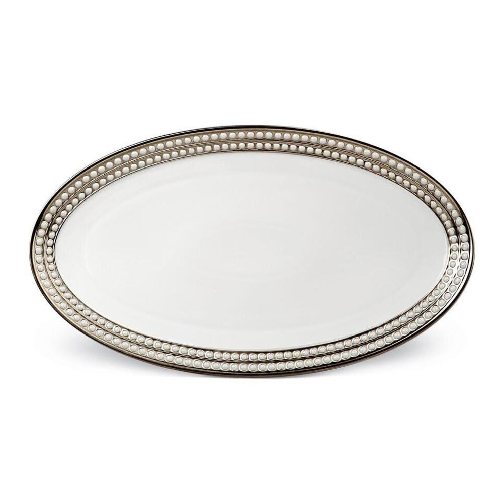 Perlee Oval Platter by L'Objet Additional Image - 2