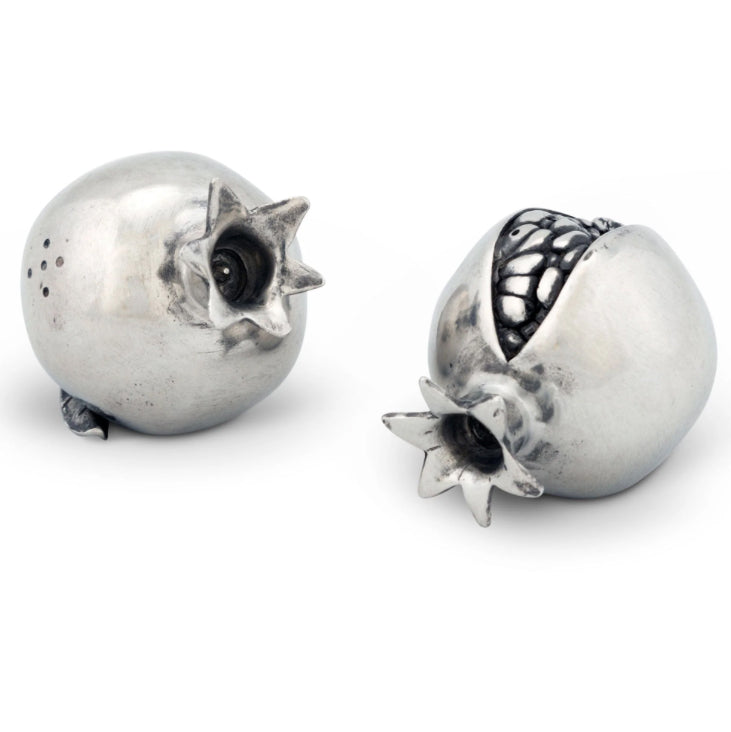 Pomegranate Pewter Salt and Pepper Shakers
