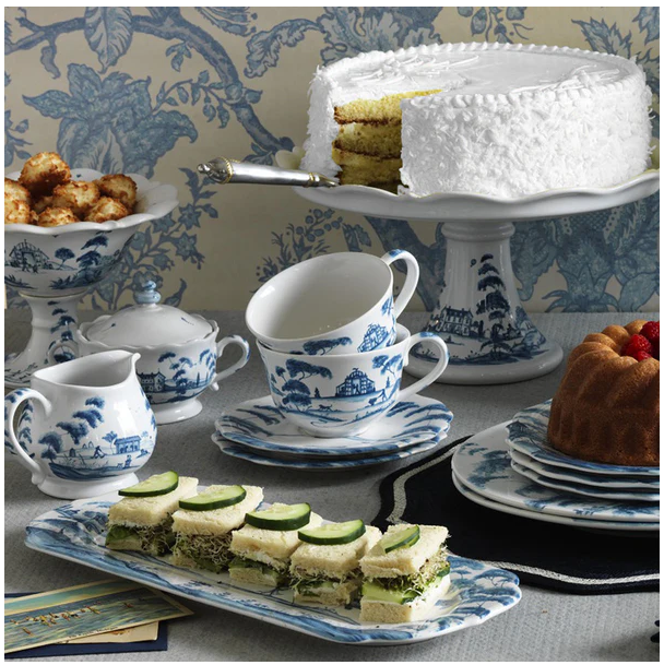 COUNTRY ESTATES DELFT HOSTESS TRAY