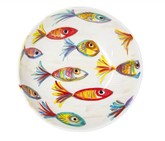 Pesci Colorati Deep Bowl by Vietri