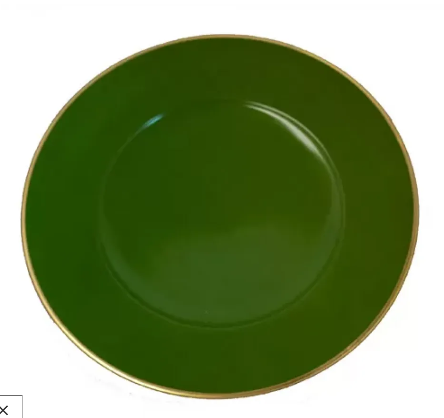 Green Charger by Anna Weatherley