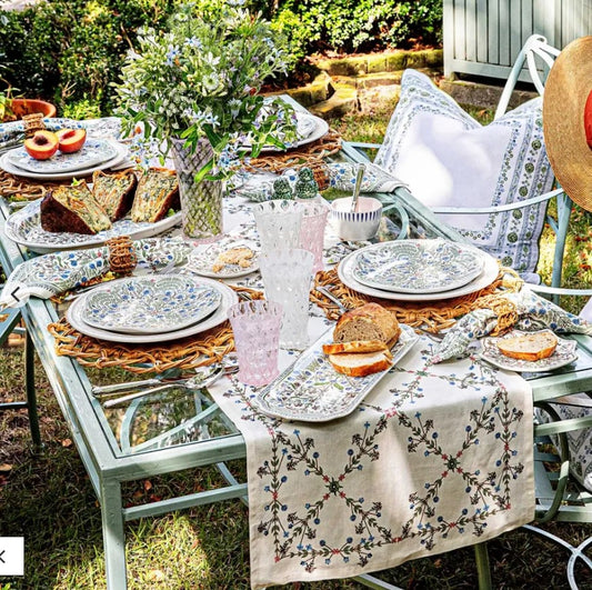 Villa Seville 17" Platter - Chambray by Juliska