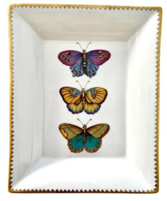 Exotic Butterflies Vide-Poche Tray by Anna Weatherley