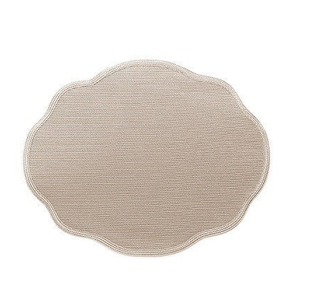 OVAL SCALLOP MOSS/CANARY BY DEBORAH RHODES