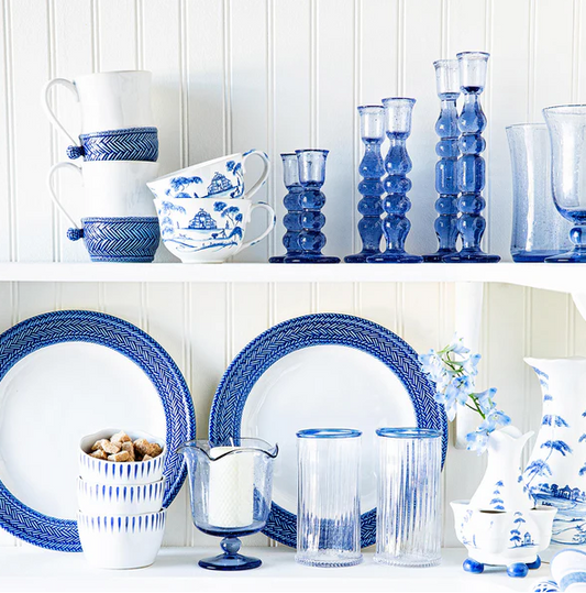 Provence 5" Candlestick Set/2 - Chambray by Juliska