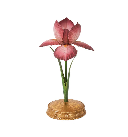 Meadow Walk Iris Candlestick by Juliska