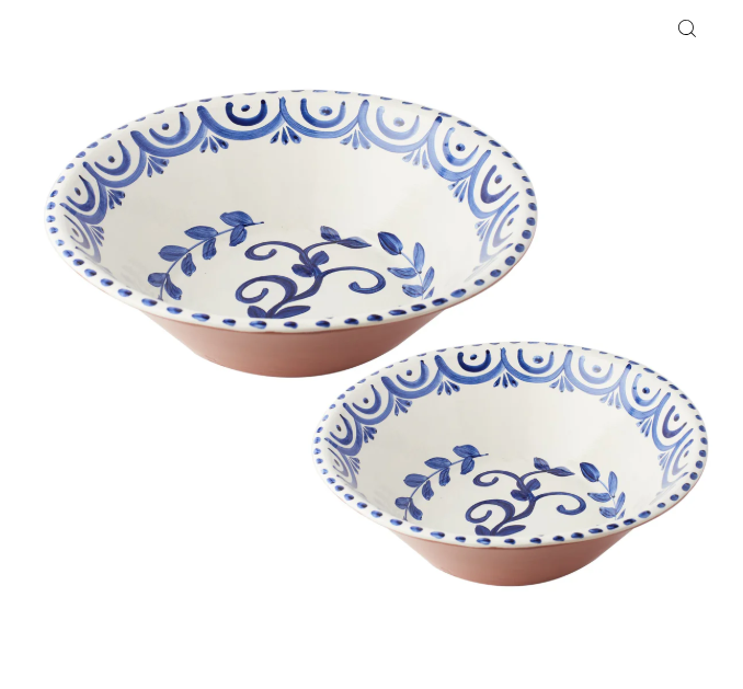 Casa Nuno Medium Blue & White Bowl by Abigails