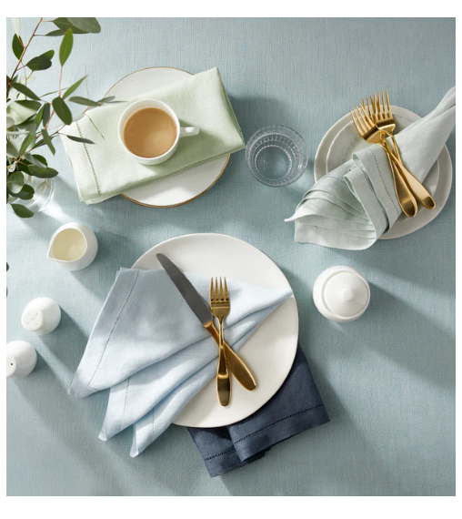 Festival Oyster Tablecloth (66" x 124") by Sferra