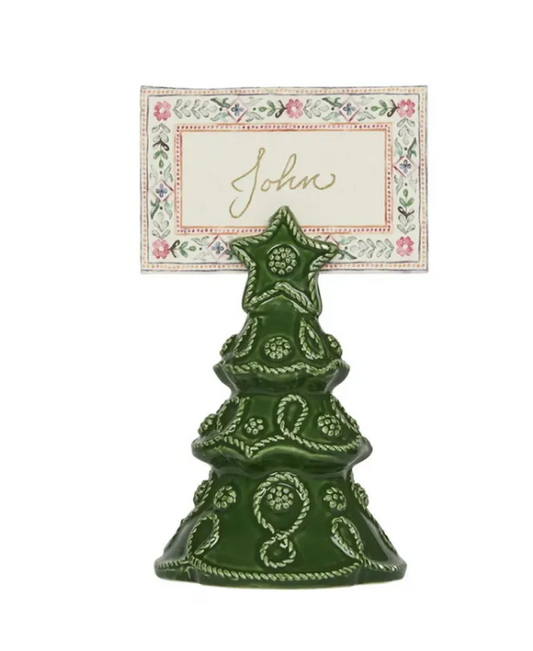 B&T Tree Place Card Holder (s/4)- Basil