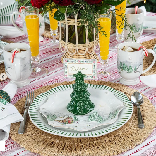 B&T Tree Place Card Holder (s/4)- Basil