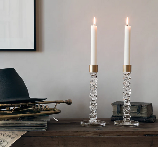 Carat Candle Sticks Brass - Sm