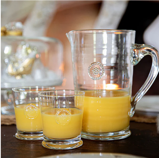 Berry & Thread Glass Pitcher