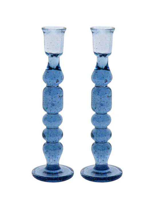 Provence 9" Candlestick Set/2 - Chambray