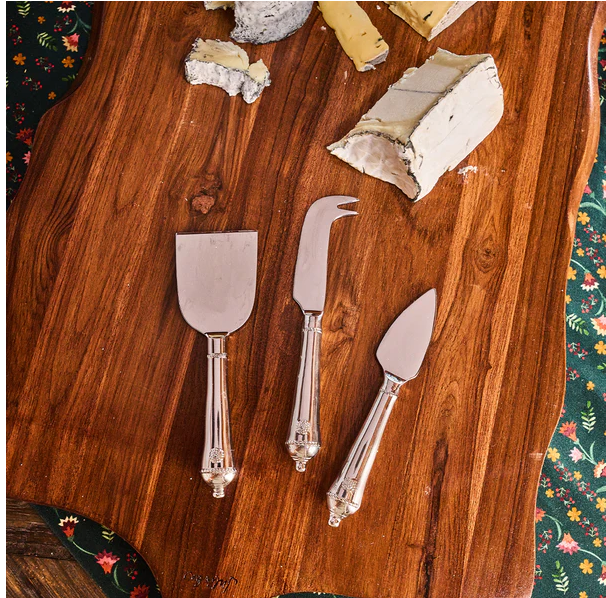Berry & Thread Cheese Knife Assorted Set/3 - Polished by Juliska
