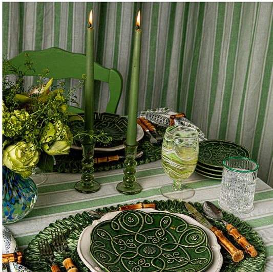 Provence 5" Candlestick Set/2 - Basil