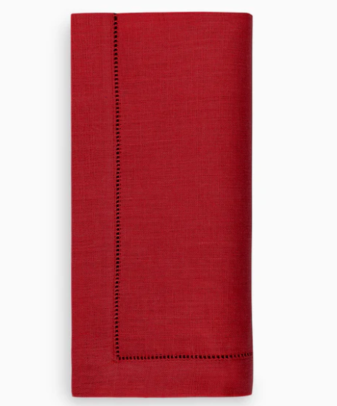 Festival Dinner Napkins in Red