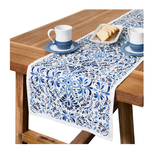 Iberian 18"x90" Table Runner - Indigo