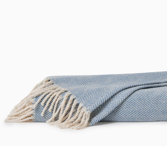 CELINE CADET BLUE THROW