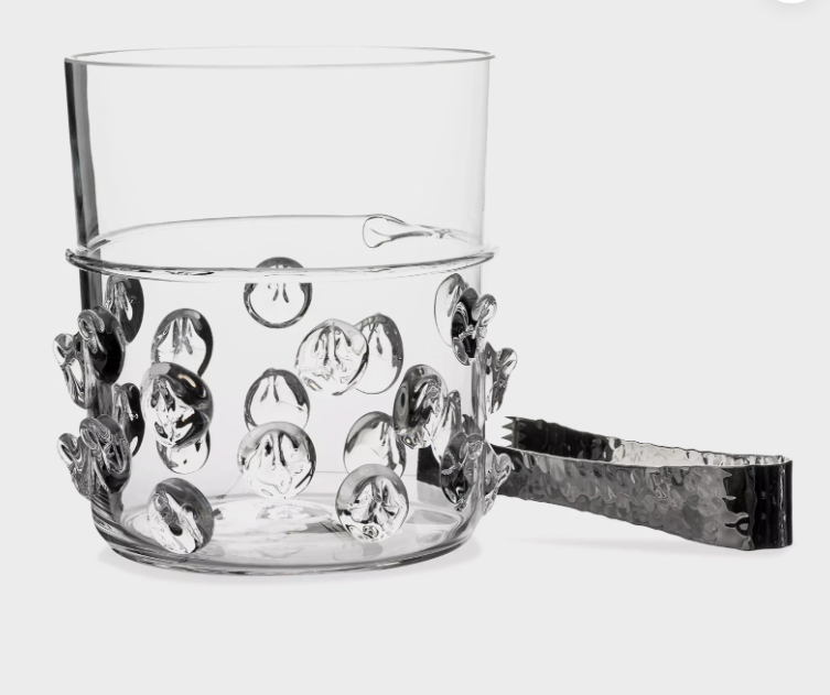 Florence Ice Bucket w/ Tongs