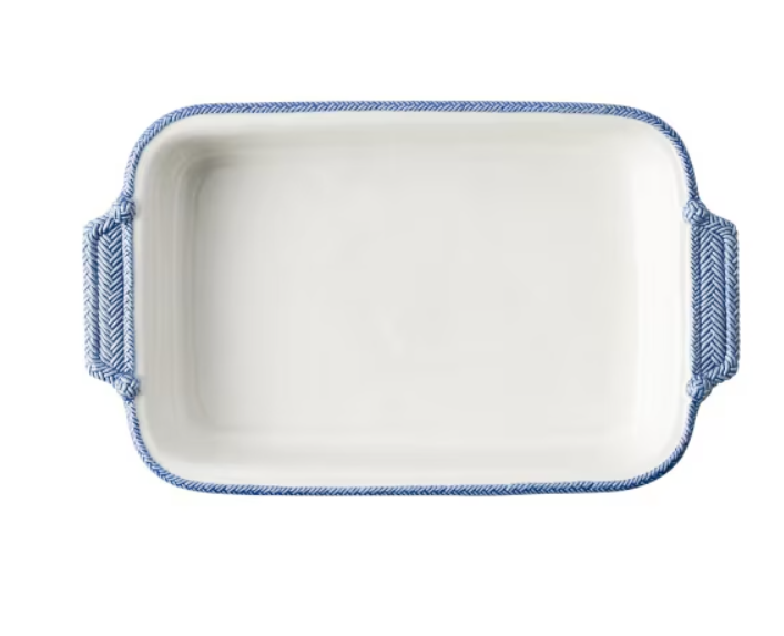 Le Panier Wh/Delft Rect Baker by Juliska