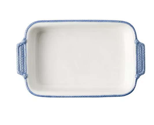Le Panier Wh/Delft Rect Baker by Juliska