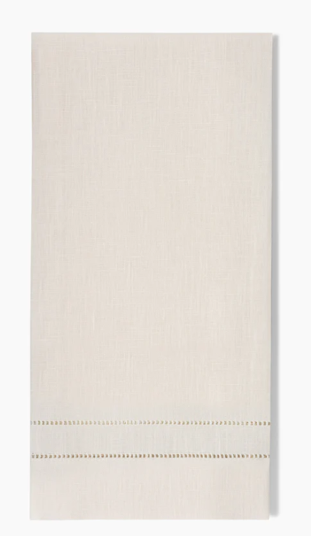 Pure Linen Ivory Hand Towel
