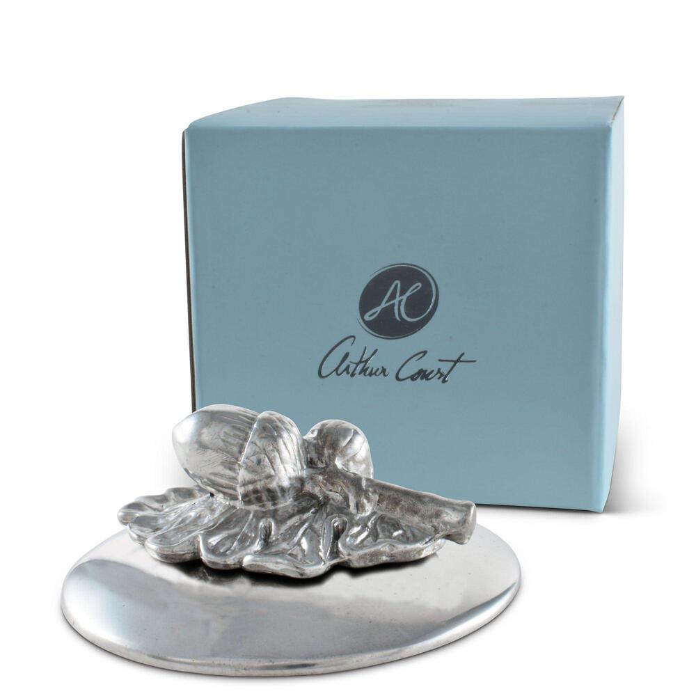 Acorn Oak Leaf Napkin Weight by Arthur Court Designs 3