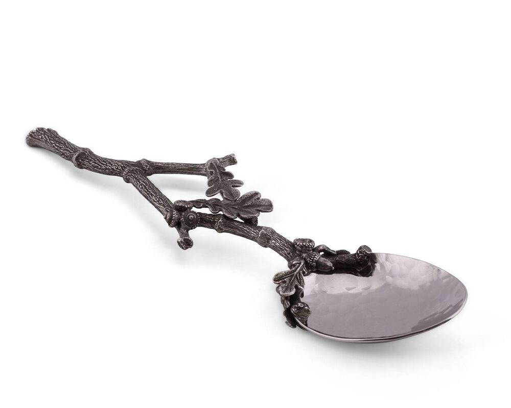 Acorn & Oak Leaf Serving Spoon by Vagabond House 4