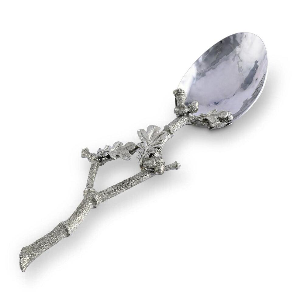 Acorn & Oak Leaf Serving Spoon by Vagabond House
