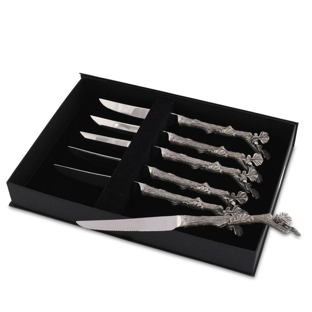 Acorn Steak Knife Set by Vagabond House