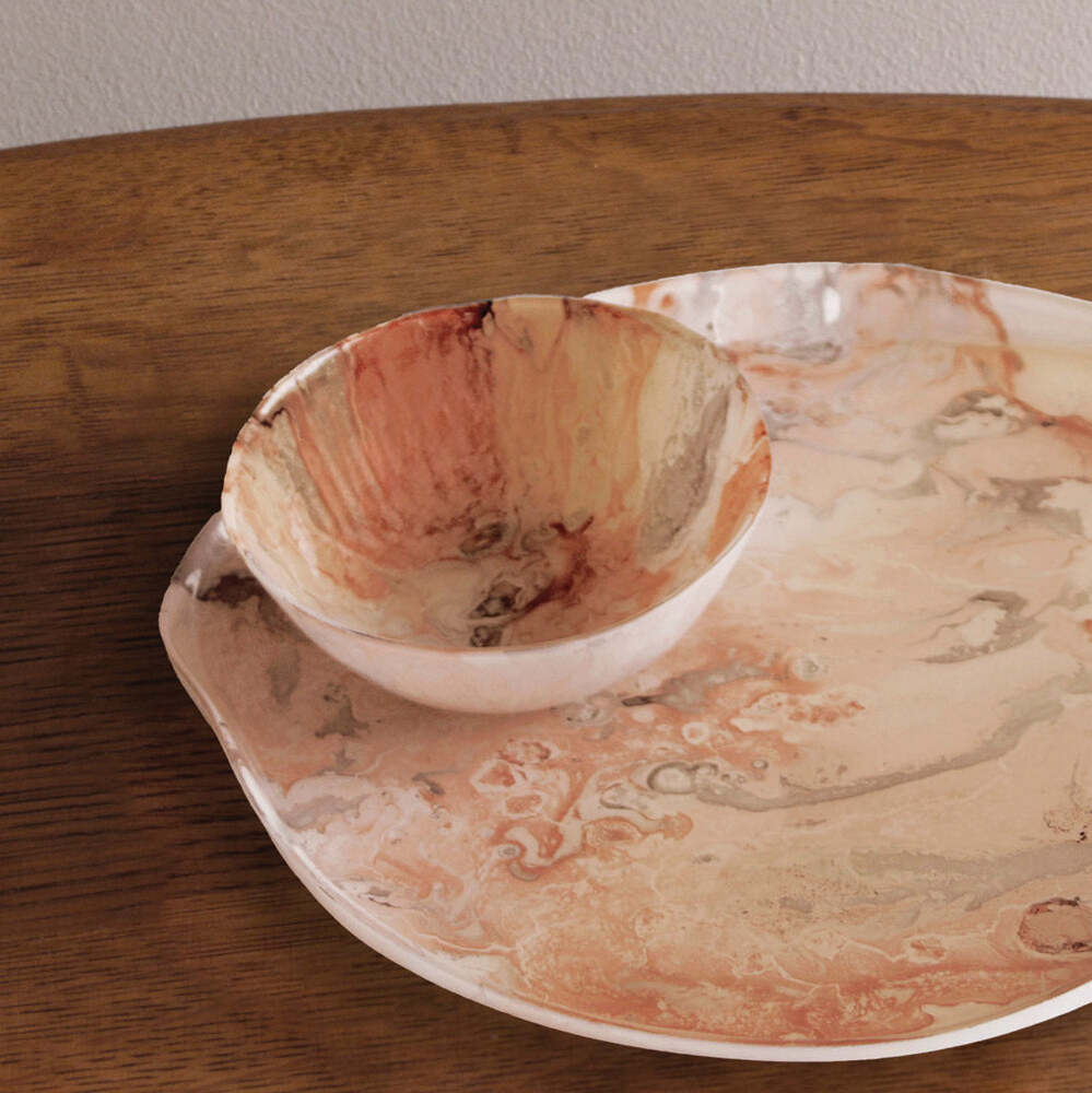 Adana Small Round Painted Bowl - Multi by Beatriz Ball