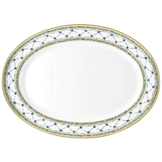 Allee Royale Oval Platter - Green by Raynaud