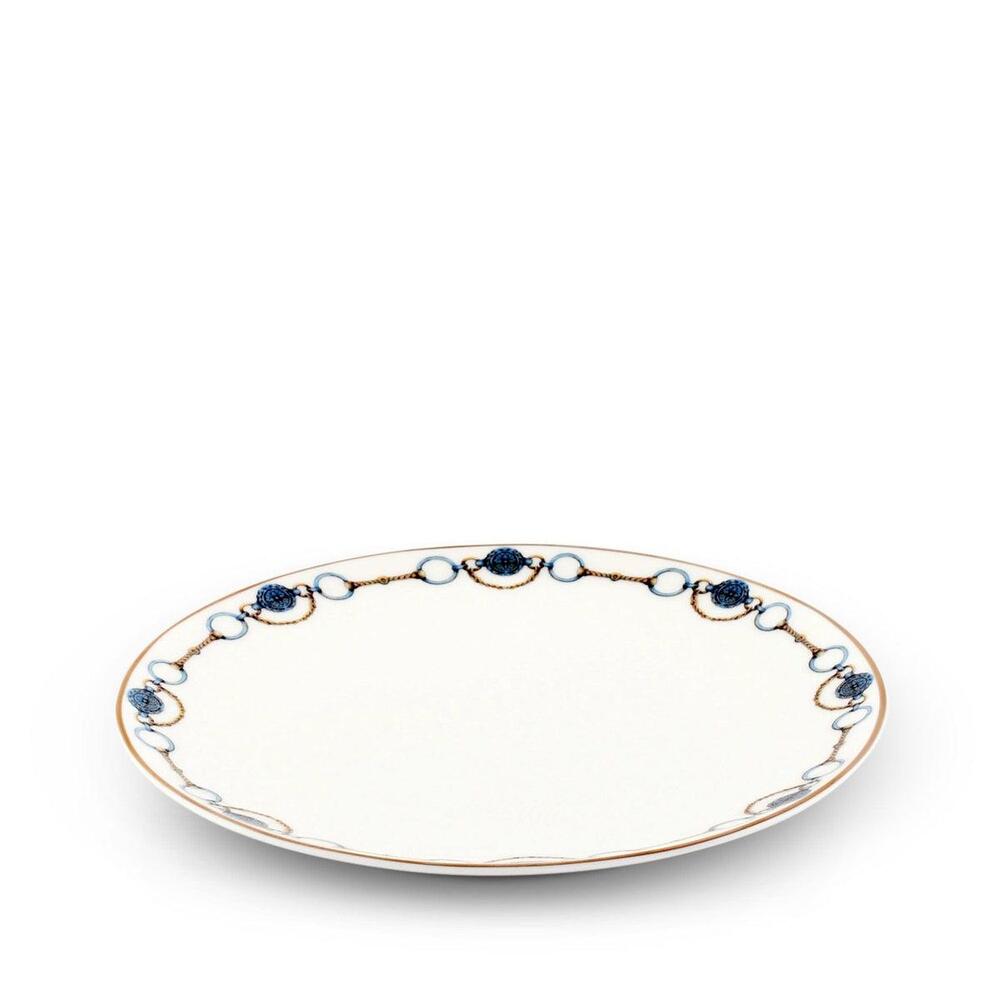 Amarillo Concho Pattern Bone China Round Salad Plate by Vagabond House 1