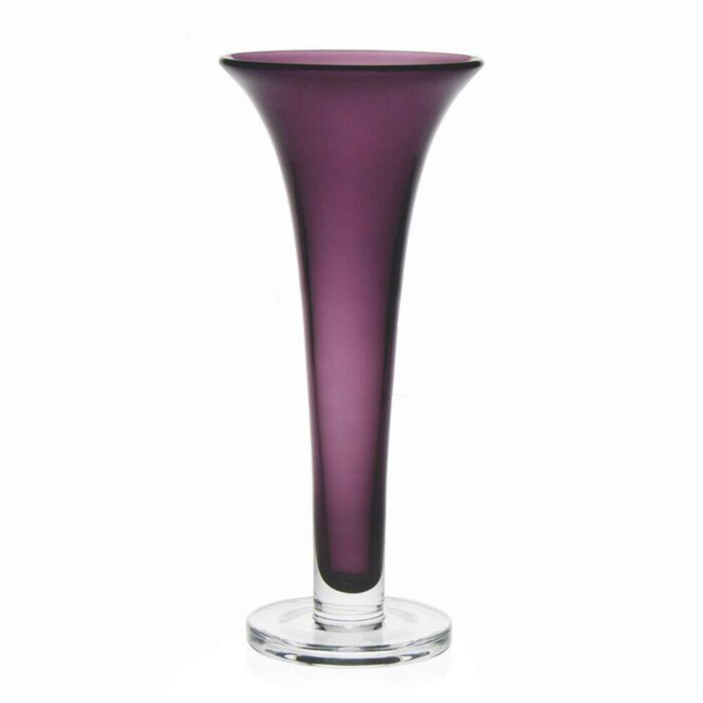 Amethyst 10.25" / 26cm Trumpet Vase by William Yeoward