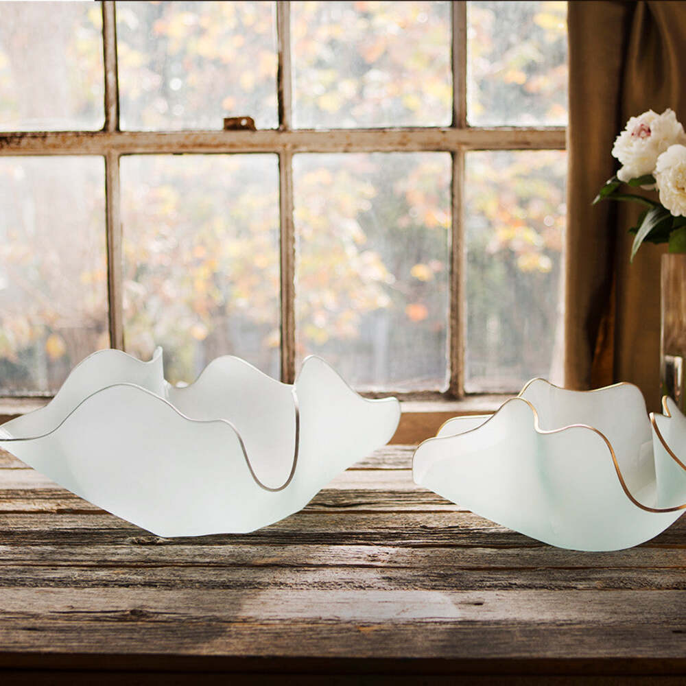 Anemone Large Frosted Sculptural Vase by Annieglass Additional Image -1
